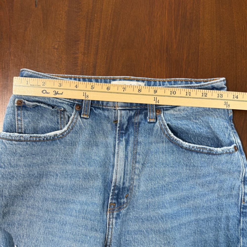 Abercrombie & Fitch Womens 90s Relaxed Jean High Rise Size 4R Curve Love Baggy - Picture 6 of 9